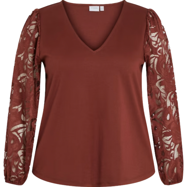 Braune Bluse