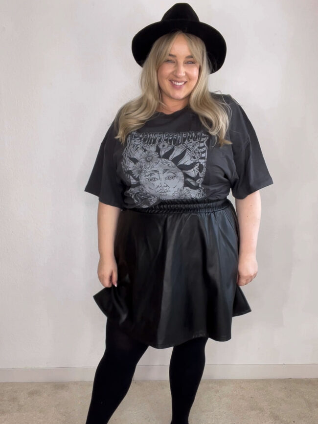 Lederrock, Shirt, Hut