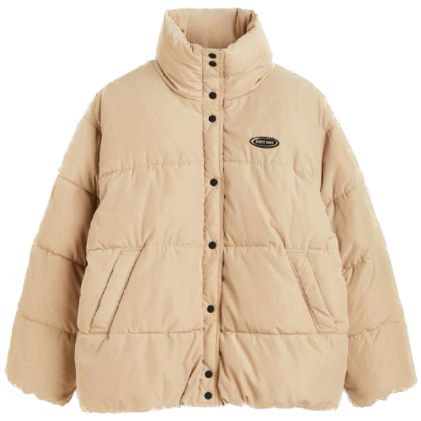 Puffer Jacke Beige