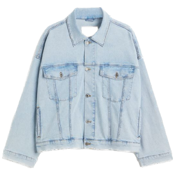 blaue Jeansjacke