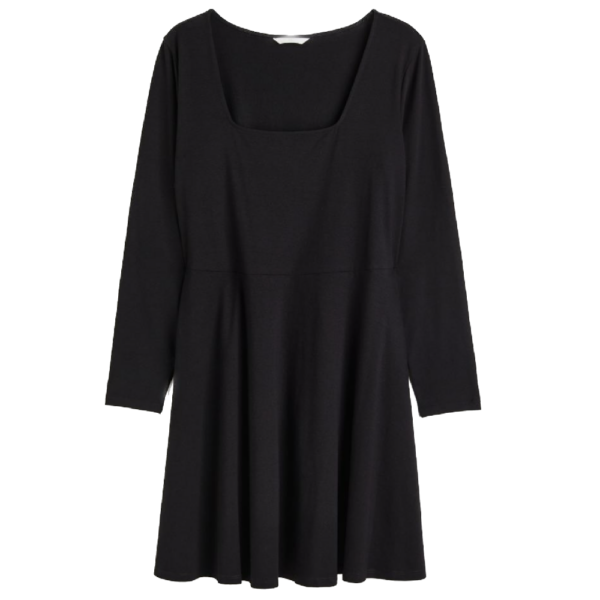 schwarzes Kleid