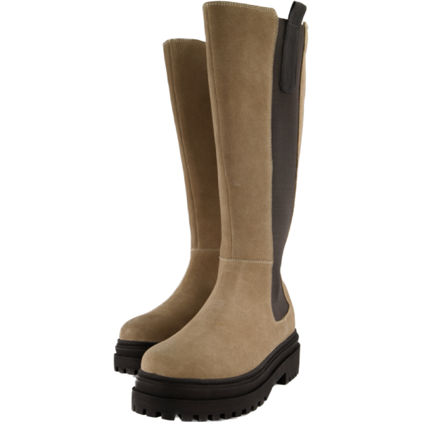 Stiefel Weitschaft Beige