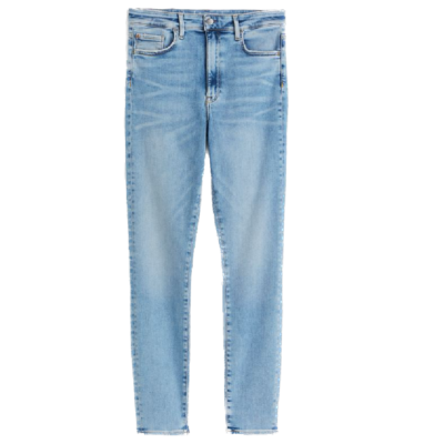 Skinny High Jeans Hellblau
