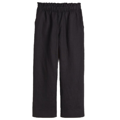 Knöchellange Leinenhose